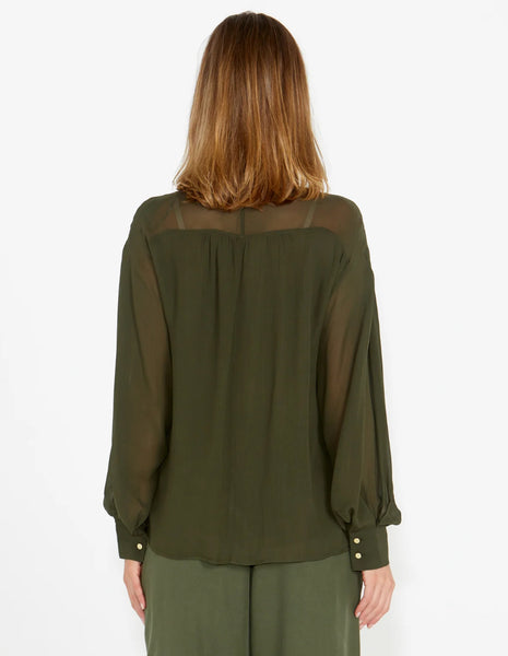 Honest Boho Blouse - Olive