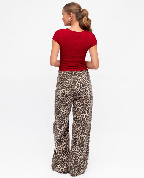 LEOPARD JEANS