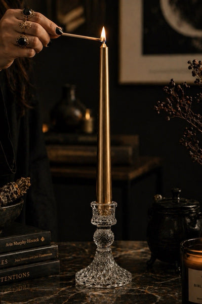 METALLIC GOLD CANDLE