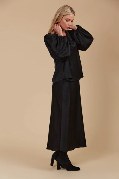MAIA COWL TOP - ONYX