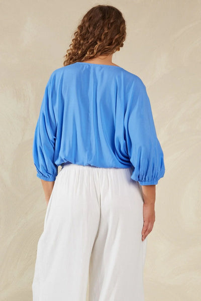 PALERMO DRAWSTRING TOP-