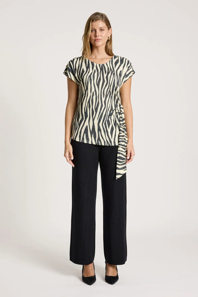 ARIA TIE TOP - SAVANNA