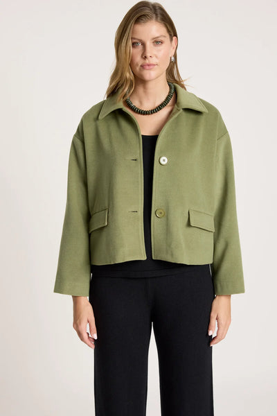 WANDERER CROP JACKET - PAMPAS