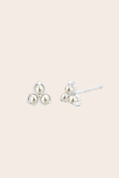 BIRTHSTONE STUDS- June/Pearl