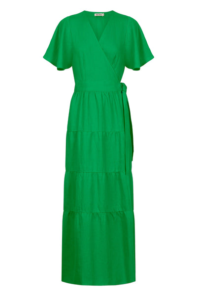 HALCYON MAXI DRESS - EMERALD