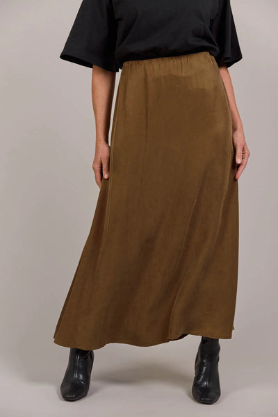 EDEN SKIRT - TOBACCO