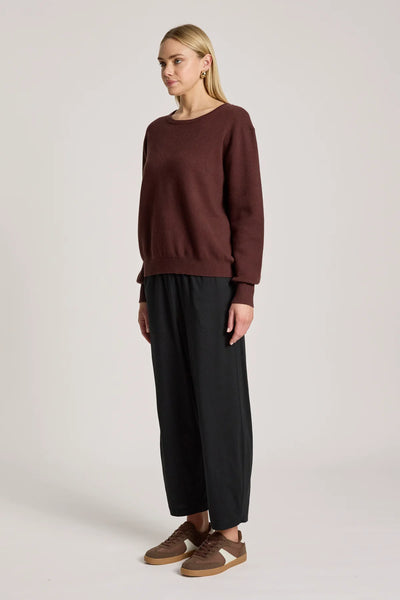ZALA JUMPER - MAHOGANY