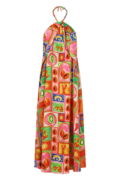 PORTOFINO HALTER MAXI- SPRITZ