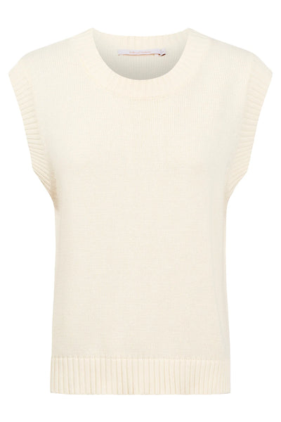 Darby Knit Vest - Ivory