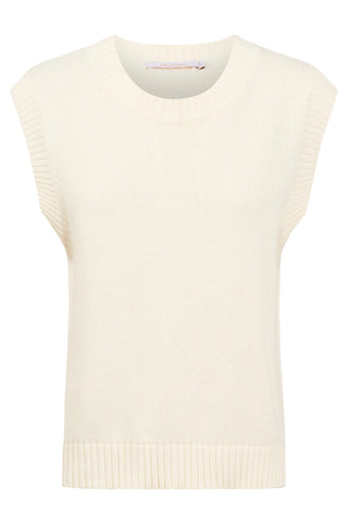 Darby Knit Vest - Ivory