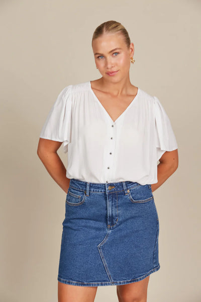 MARGOT DENIM SKIRT- DENIM