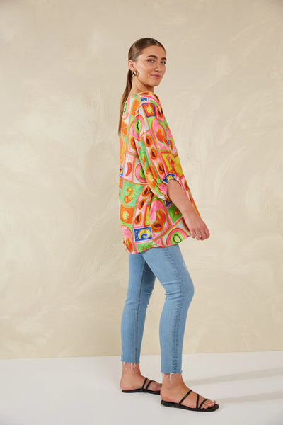 PORTOFINO RELAXED TOP- SPRITZ