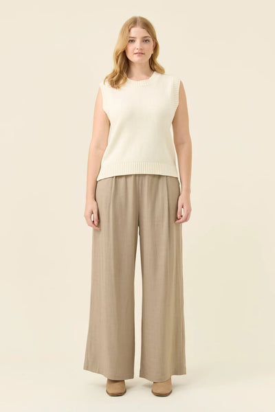 Darby Knit Vest - Ivory