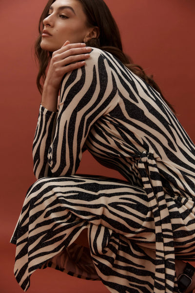 ARIA TIE MAXI DRESS - NOMAD