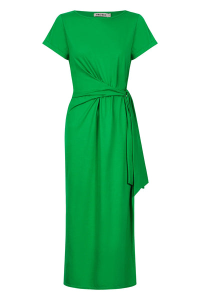 VERANO TIE DRESS - EMERALD