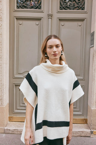 AVINO PONCHO - ECRU