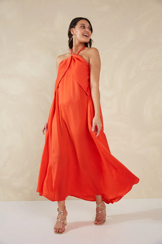 PORTOFINO HALTER MAXI- APEROL