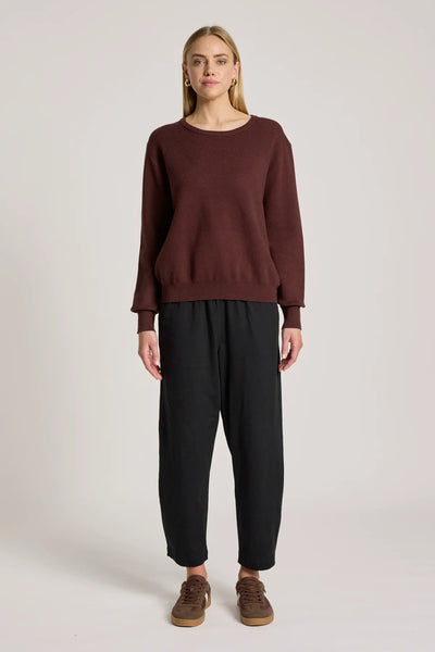 ZALA JUMPER - MAHOGANY