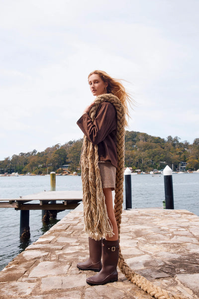 LENNON JACKET- CHOCOLATE