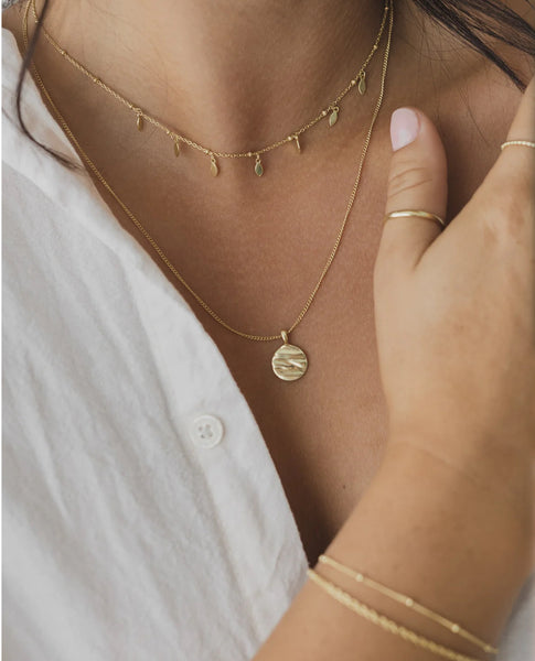 ISLA CIRCLE NECKLACE- GOLD