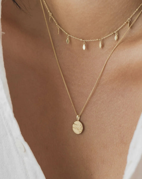 ISLA CIRCLE NECKLACE- GOLD