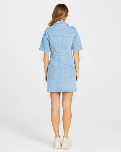 Andrea Denim Dress - 92 Sandwash