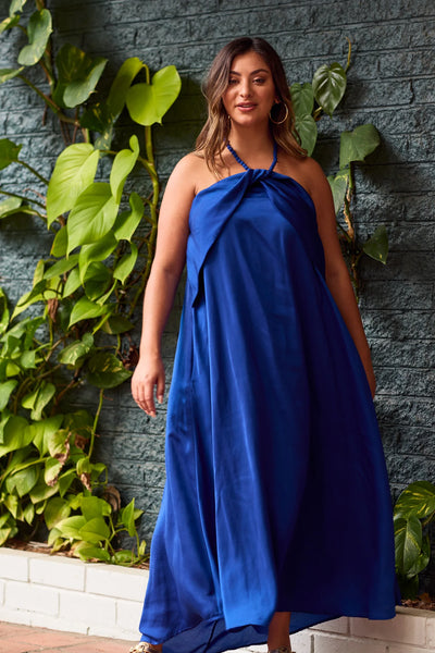 PORTOFINO HALTER MAXI- LAGO