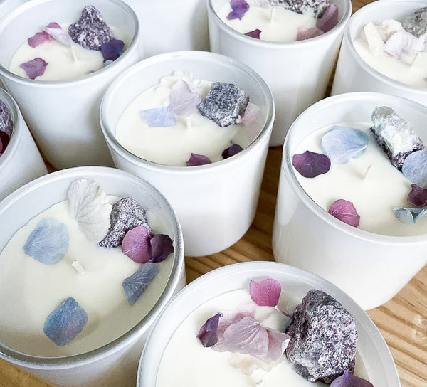 LEPIDOLITE CANDLE