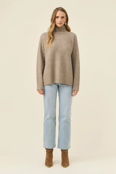 Miru KnitJumper- Taupe