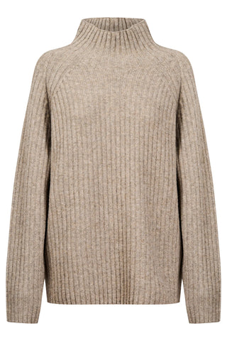Miru KnitJumper- Taupe