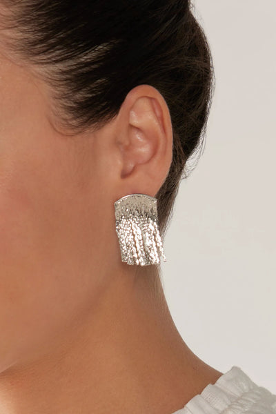 LUJO DROP EARRING - SILVER