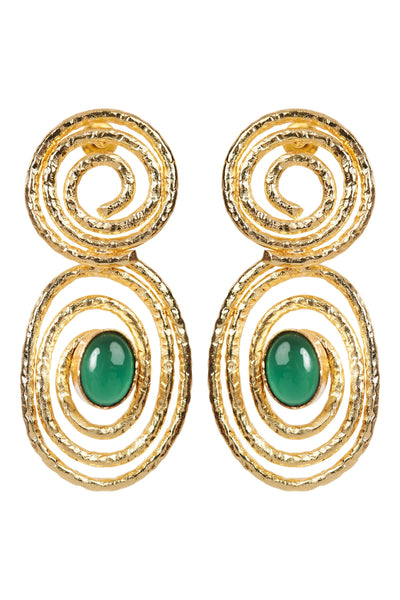 LE SOLEIL EARRING - EMERALD