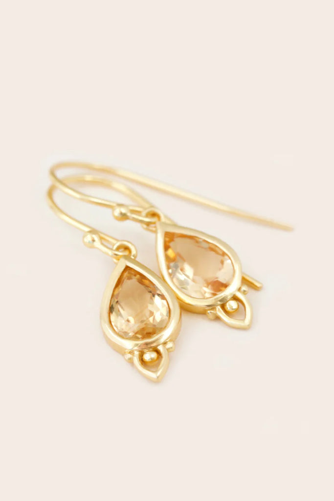 Solar Plexus Chakra Earrings Gold