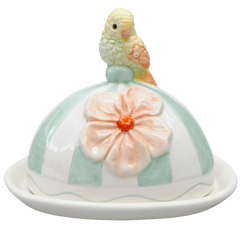 Perdy Parrot Butter Dish.