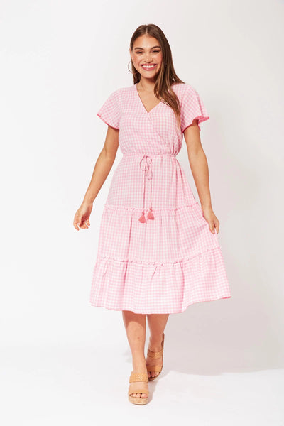 RIO DRAWSTRING DRESS- BLOSSOM