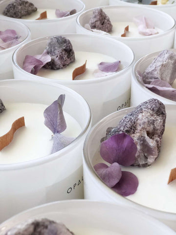 LEPIDOLITE CANDLE