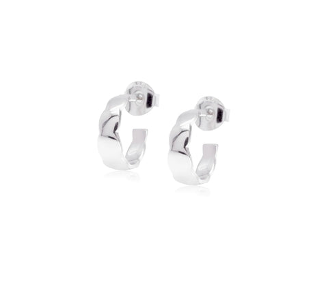 SEYCHELLE HOOPS- SILVER